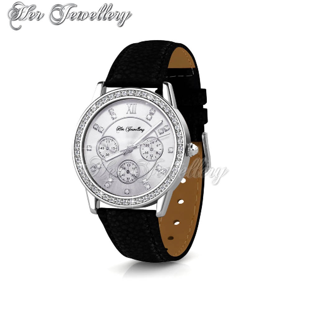 Swarovski Crystals Cube Watch - Her Jewellery