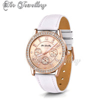 Swarovski Crystals Cube Watch - Her Jewellery