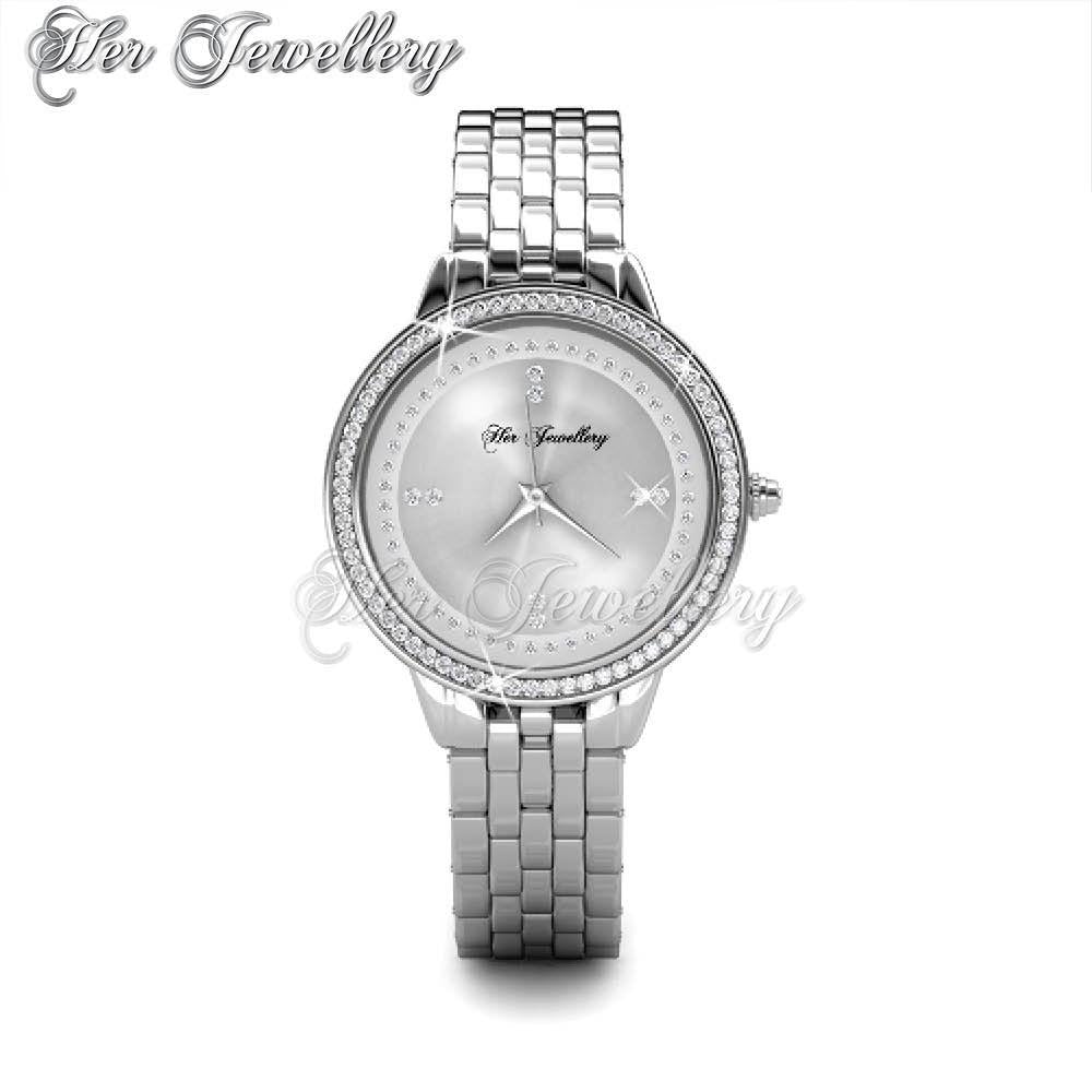 Swarovski Crystals Schicht Metallic Watch - Her Jewellery