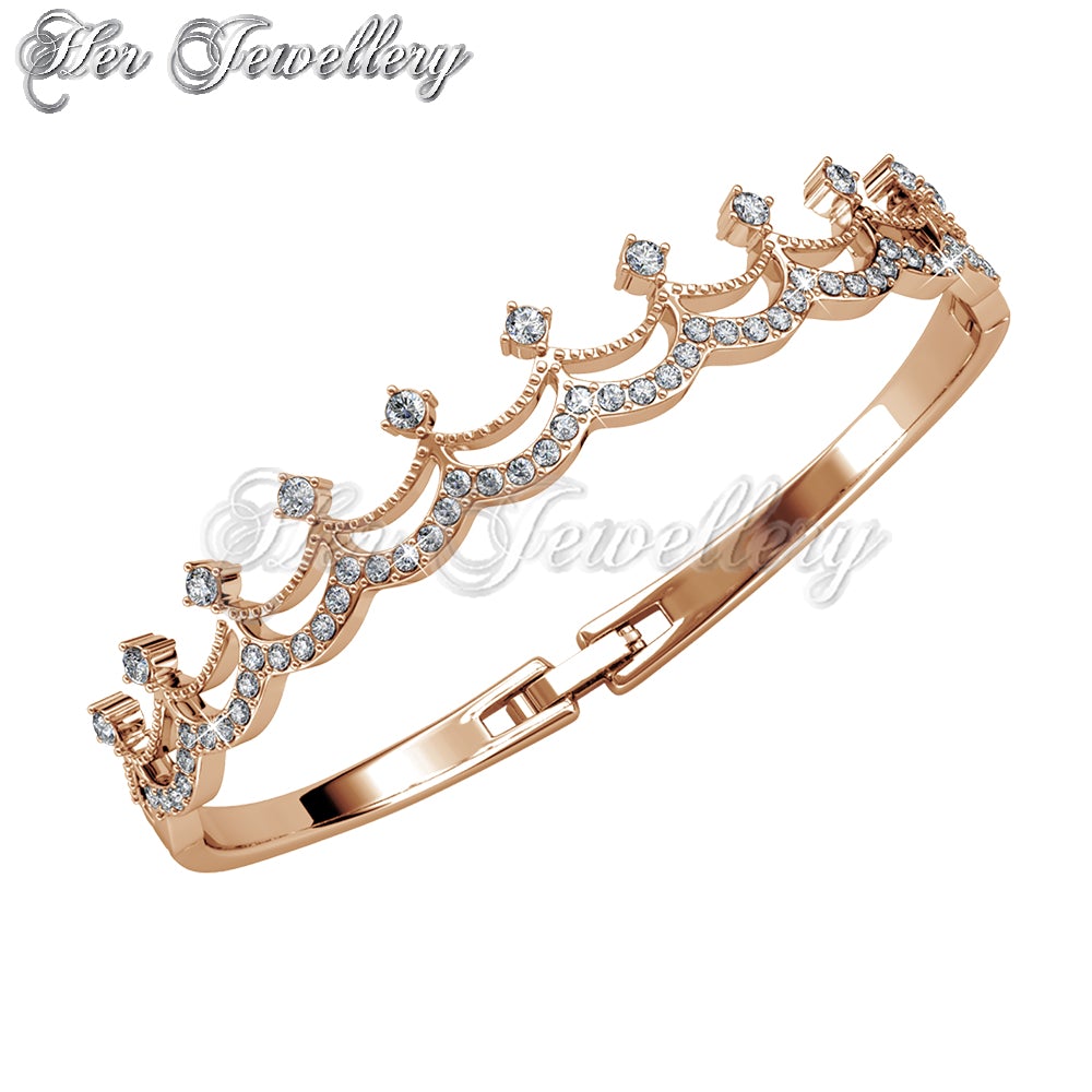 Crown Diamond Bangle