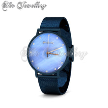 Multi Blue Shell Dial Watch