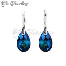 Cerulean Clip Earrings