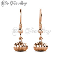 Dangling Squash Earrings
