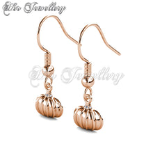 Dangling Squash Earrings