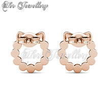 Ribbon Circlet Earrings