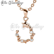 Twinkle Crescent Pendant