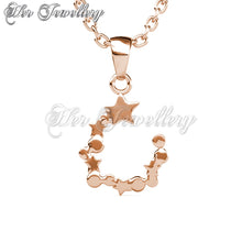 Twinkle Crescent Pendant