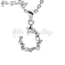 Twinkle Crescent Pendant