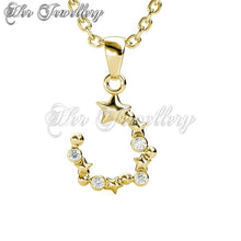 Twinkle Crescent Pendant