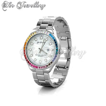 Rainbow Shell Dial Watch