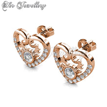 Antlers Heart Earrings