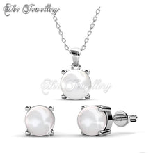 Swarovski Crystals Sweet Pearl Set - Her Jewellery