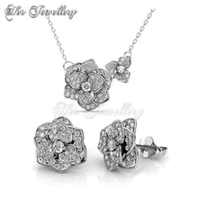 Swarovski Crystals Sweet Rosy Set - Her Jewellery