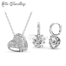Swarovski Crystals Tingle Love Set - Her Jewellery