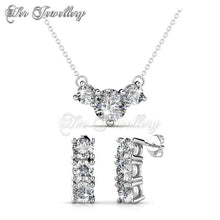 Swarovski Crystals Tri Set - Her Jewellery