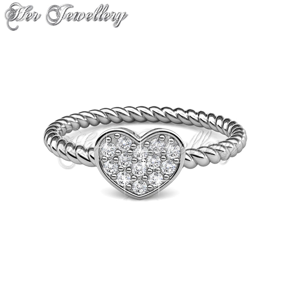 Twisted Heart Ring