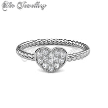 Twisted Heart Ring