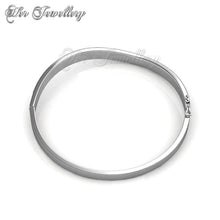 Swarovski Crystals Wave Bangle - Her Jewellery