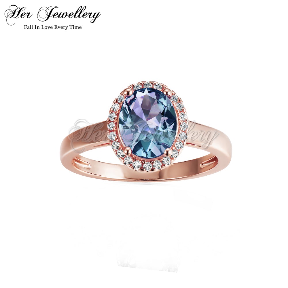 Solnechno Oval Alexandrite Ring