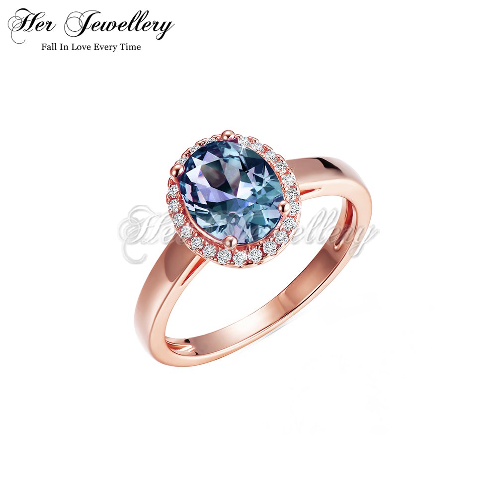 Solnechno Oval Alexandrite Ring