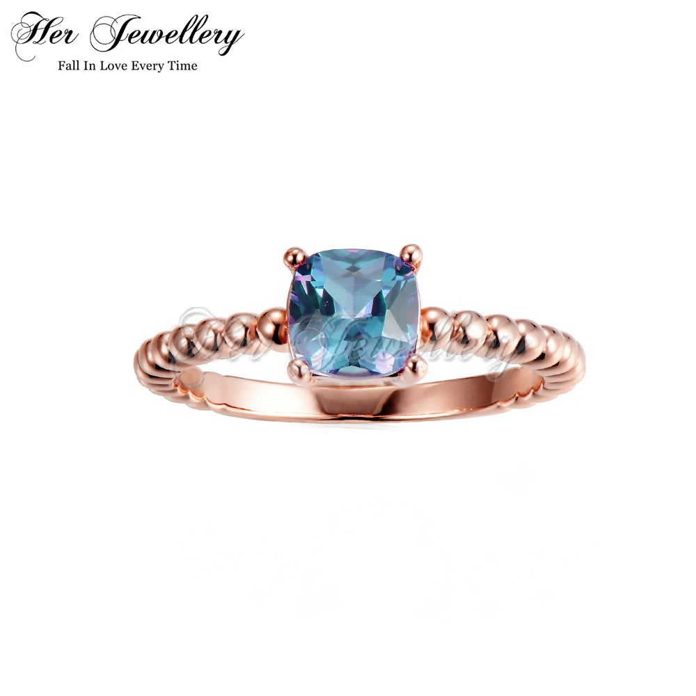 Squarish Alexandrite Ring