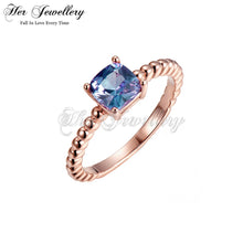 Squarish Alexandrite Ring