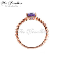 Squarish Alexandrite Ring