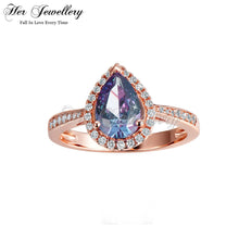 Teardrop Alexandrite Ring