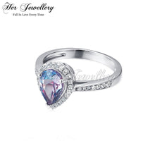 Teardrop Alexandrite Ring