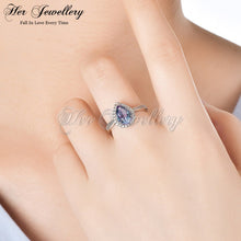 Teardrop Alexandrite Ring