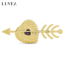 Piercing Heart Brooch