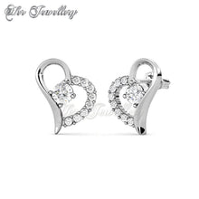 Swarovski Crystals Classy Sweet Earrings Set - Her Jewellery