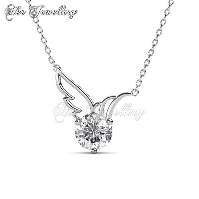 Swarovski Crystals Wing Pendant - Her Jewellery