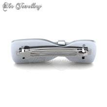 Swarovski Crystals Ribbon Hair Clip - Her Jewellery