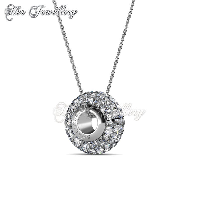 Swarovski Crystals Disco Ball Pendant‏ - Her Jewellery