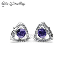 Swarovski Crystals Tri-Styled Earrings - Her Jewellery