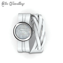 Swarovski Crystals Wrap Leather Watch - Her Jewellery