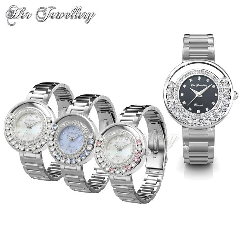 Swarovski Crystals Glamour Watch - Her Jewellery