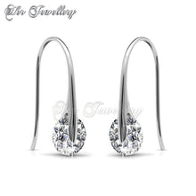 Swarovski Crystals Classy Sweet Earrings Set - Her Jewellery