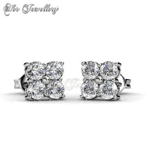 Swarovski Crystals Classy Sweet Earrings Set - Her Jewellery