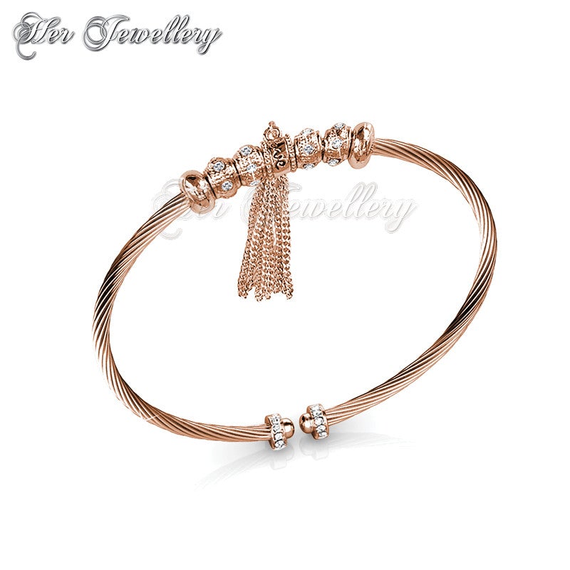 Swarovski Crystals Mia Love Bangle - Her Jewellery