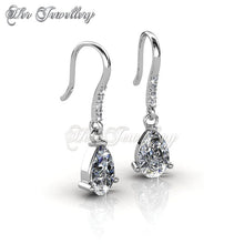 Swarovski Crystals Dew Drop Earrings - Her Jewellery
