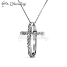 Swarovski Crystals Traverse Pendant‏ - Her Jewellery