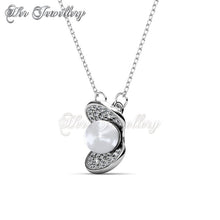 Swarovski Crystals Shelley Pearl Pendant - Her Jewellery