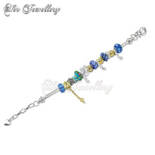 Swarovski Crystals Roman Charm Bracelet - Her Jewellery