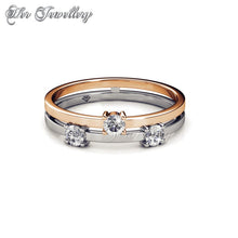 Swarovski Crystals Bonding Ring - Her Jewellery