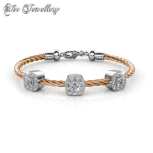 Swarovski Crystals Cushy Bangle - Her Jewellery