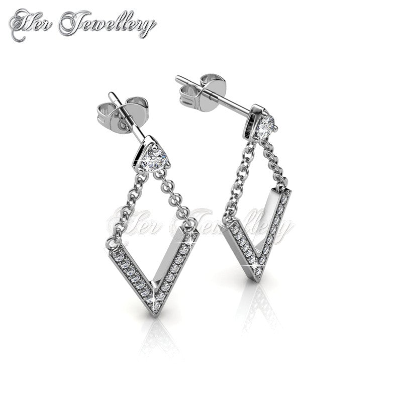 Swarovski Crystals Versatile Venus Earrings - Her Jewellery