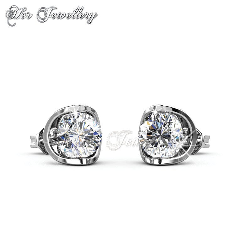 Swarovski Crystals Charlotte Earrings‏ - Her Jewellery