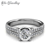 Swarovski Crystals Charming Ring - Her Jewellery